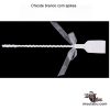 Chicote de couro branco com spikes - Image 3