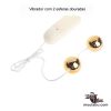 Vibrador com 2 esferas douradas - Image 4