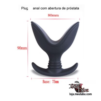 Plug anal com abertura de próstata meutabu.com