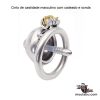 Cinto de castidade masculino com cadeado e sonda - Image 4