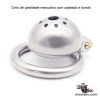 Cinto de castidade masculino com cadeado e sonda - Image 7