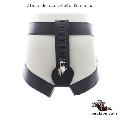 Cinto de castidade feminino com cadeado