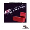 Plug cristal coracão rosa