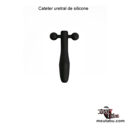 Cateter uretral de silicone pequeno Tamanho: 46mm de comprimento, diâmetro 8mm loja.meutabu.com