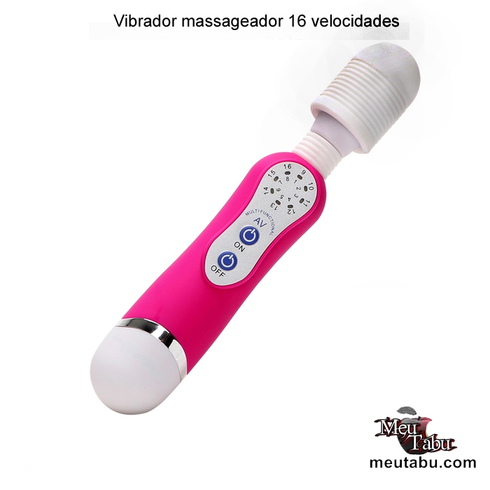 Vibrador Massageador 16 Velocidades Sexshop Goiânia Meutabu