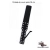 Chibata de couro preto 38 cm