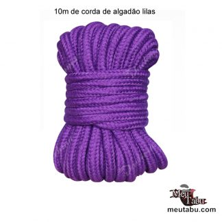 10m de corda de algadão lilas meutabu