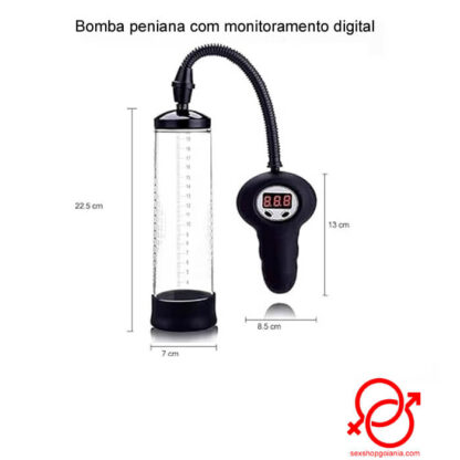 Bomba peniana com monitoramento digital