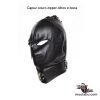 Capuz couro zipper olhos e boca - Image 2