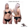 Conjunto short e top vinil
