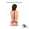 Restritor pescoço e mãos de couro