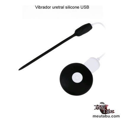 Vibrador uretral silicone USB meutabu