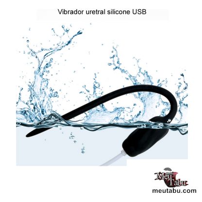 Vibrador uretral silicone USB meutabu