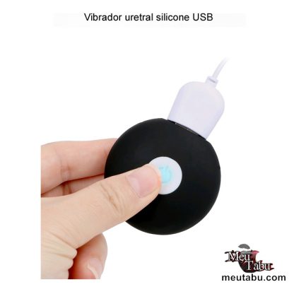 Vibrador uretral silicone USB meutabu