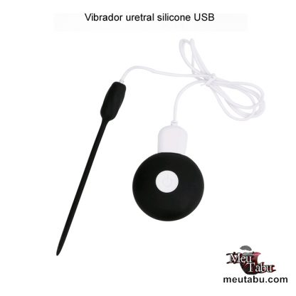 Vibrador uretral silicone USB meutabu