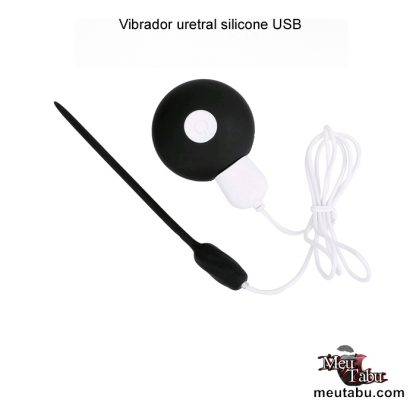 Vibrador uretral silicone USB meutabu