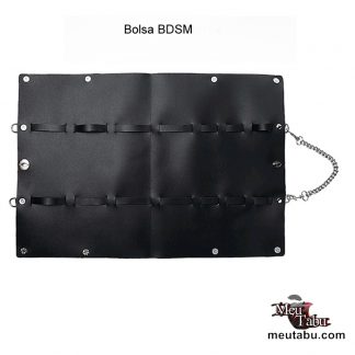 Bolsa BDSM pra colocar kit de 10 peças. meutabu.com