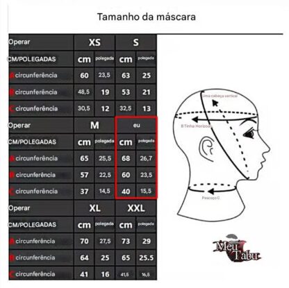 Capuz latex controle de respiração meutabu
