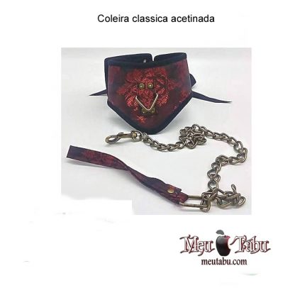 Coleira classica acetinada meutabu.com