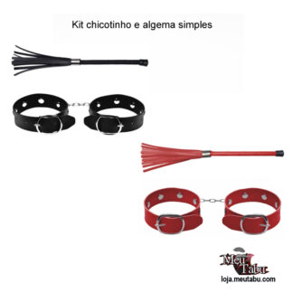 Kit chicotinho e algema simples meutabu.com