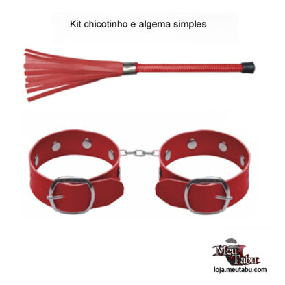 Kit chicotinho e algema simples meutabu.com