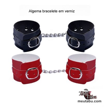 Algema bracelete em verniz meutabu.com