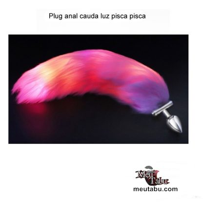 Plug anal cauda luz pisca pisca meutabu.com