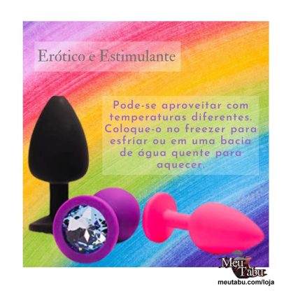 Plug silicone preto