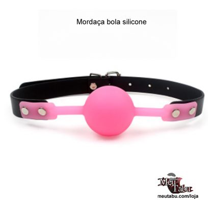 Mordaça bola silicone