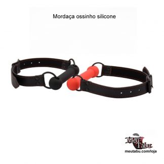 Mordaça ossinho silicone