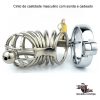 Cinto de castidade masculino com sonda e cadeado - Image 2
