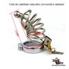 Cinto de castidade masculino com sonda e cadeado - Image 5