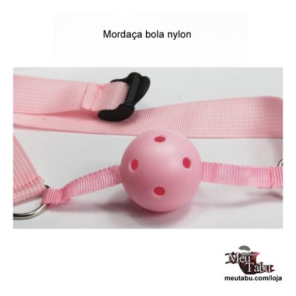 Mordaça bola nylon Meu Tabu