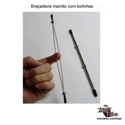 Braçadeira mamilo com bolinhas