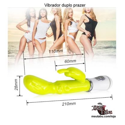 Vibrador duplo prazer