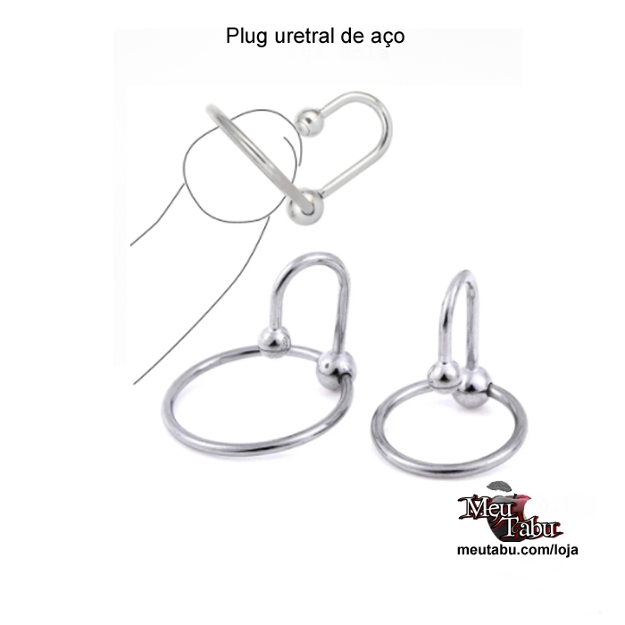 Plug Uretral De Aço Meutabu