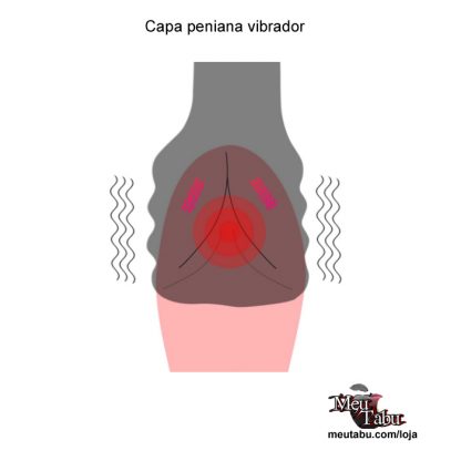 Capa peniana vibrador meutabu