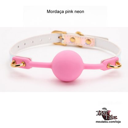 Mordaça bola silicone meutabu