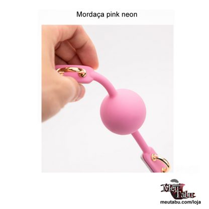 Mordaça bola silicone meutabu