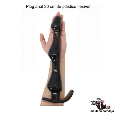 Plug anal 30 cm de plástico flexível meutabu