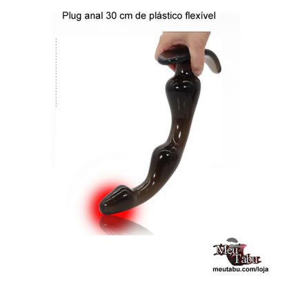 Plug anal 30 cm de plástico flexível meutabu