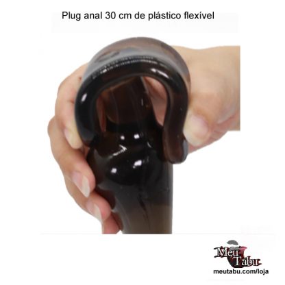 Plug anal 30 cm de plástico flexível meutabu