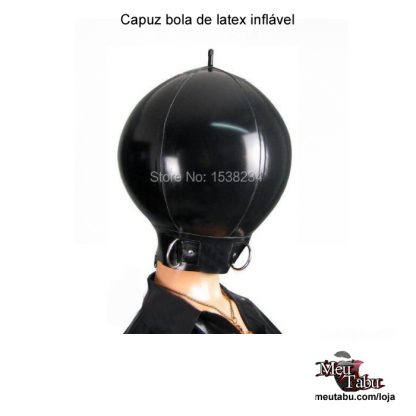 Capuz bola de latex inflável meutabu