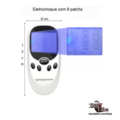 Eletrochoque com 8 patchs meutabu