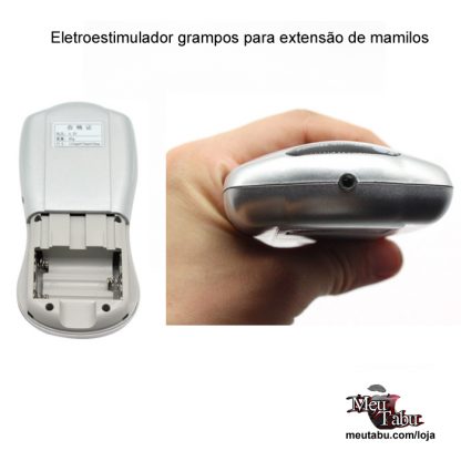 Eletroestimulador grampos para extensão de mamilos