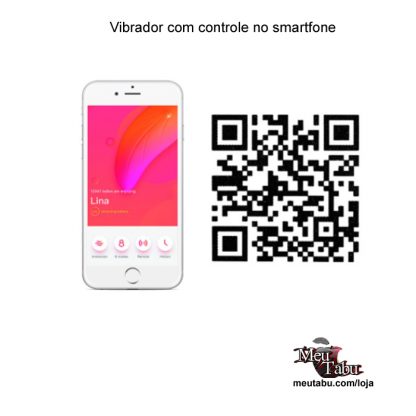 Vibrador com controle no smartfone meutabu