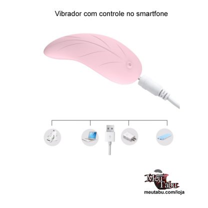 Vibrador com controle no smartfone meutabu