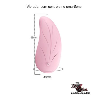 Vibrador com controle no smartfone meutabu