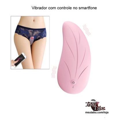 Vibrador com controle no smartfone meutabu