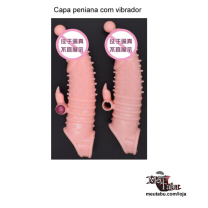 Capa peniana com capsula vibratoria meutabu